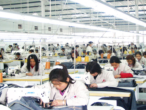 成都圣浪服饰有限公司,A车间