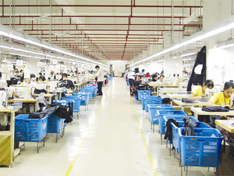 成都圣浪服饰有限公司,C车间