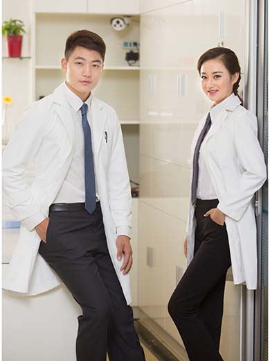 白大褂医生服长袖实验服短袖医师夏冬修身医院工作服