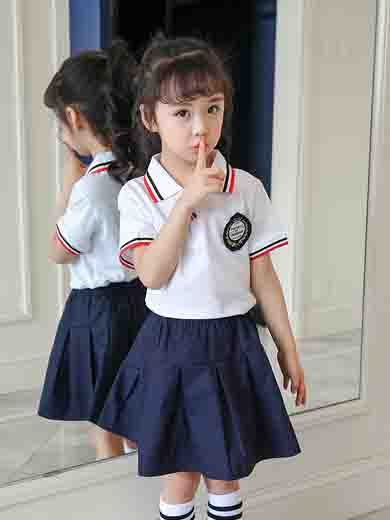 中大男女童校服夏季休闲小学生英伦风学院演出合唱班服