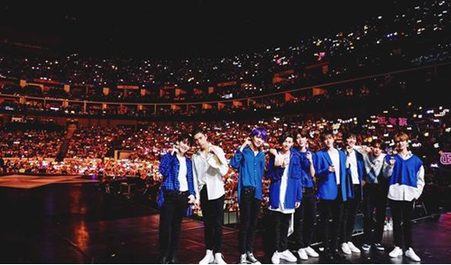 Nine Percent再穿校服 网友：大厂男孩回来了